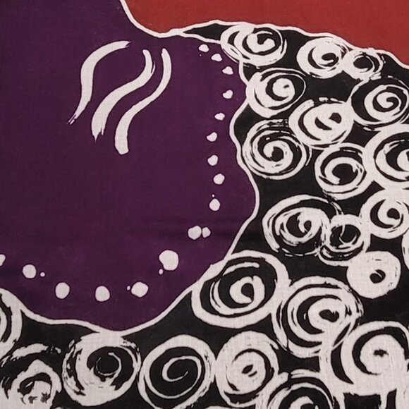 Womens Sarong Pareo Cotton Wrap HandPainted Batik Wrapskirt Beachwear -NEW - Picture 4 of 5